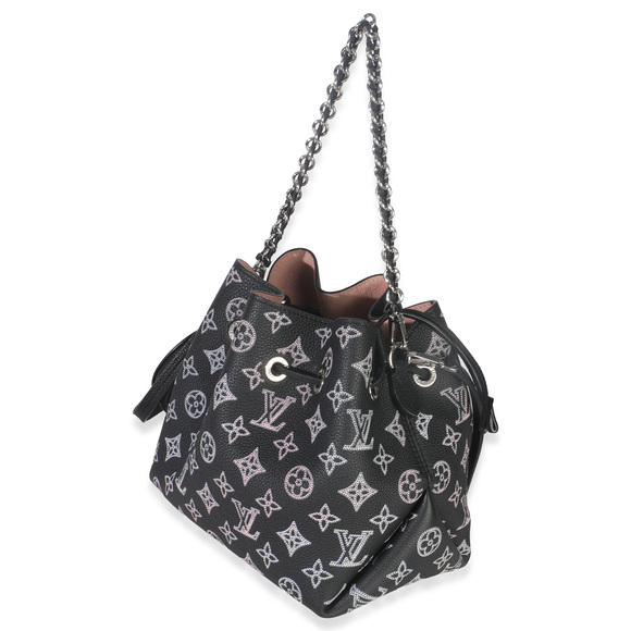 Louis Vuitton Black Pink Monogram Mahina Flight Mode Bella - Picture 4 of 8